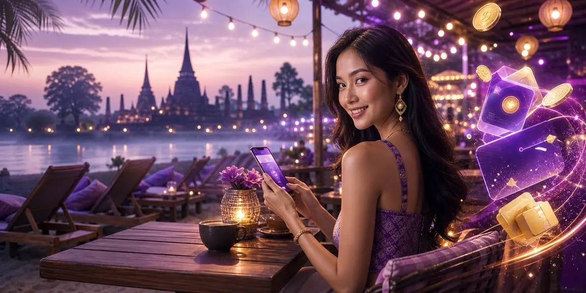 หญิงสาวสแกนจ่ายผ่านมือถือในตลาดนัดกลางคืน สะท้อนระบบชำระเงิน thb22